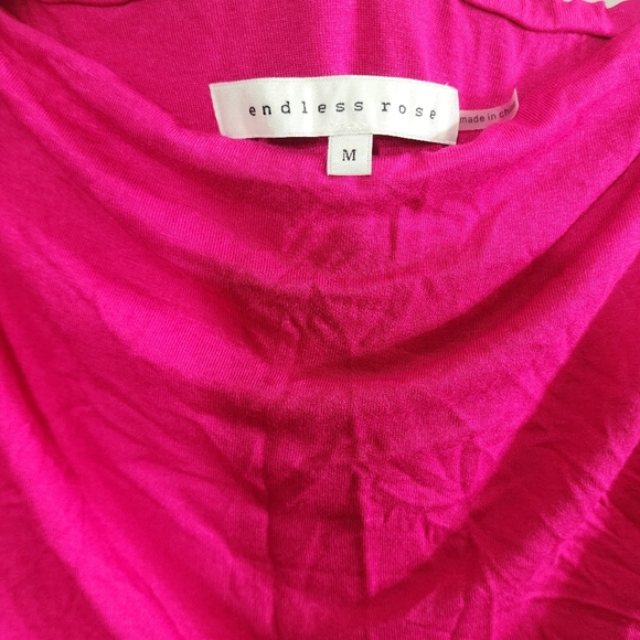 NWOT Endless Rose Off-The-Shoulder Ruched Midi Dress - Picture 7 of 8